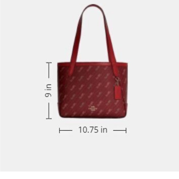 COACH Horse And Carriage Tote 27 With Horse And red - Picture 11 of 13